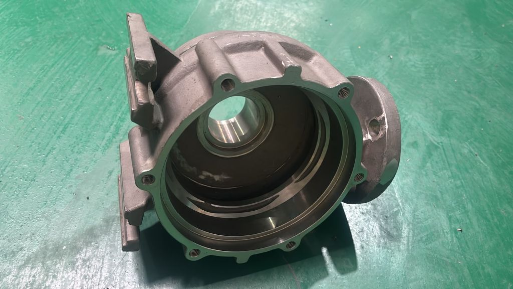 CNC machined precision housing component