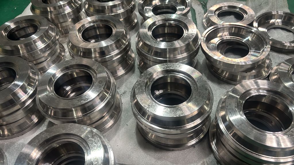 Precision machined flange components